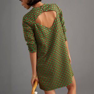 HTF Anthropologie Maeve Jacquard Shift Mini Dress